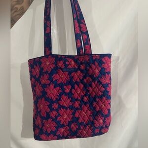 Vera Bradley Red and Blue Floral Tote